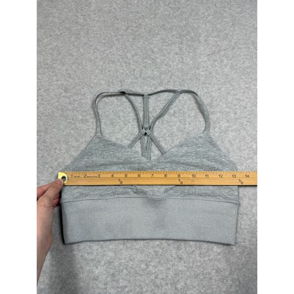 Alo Yoga Womens Size S Alosoft Lavish Bra Gray - Picture 5 of 6